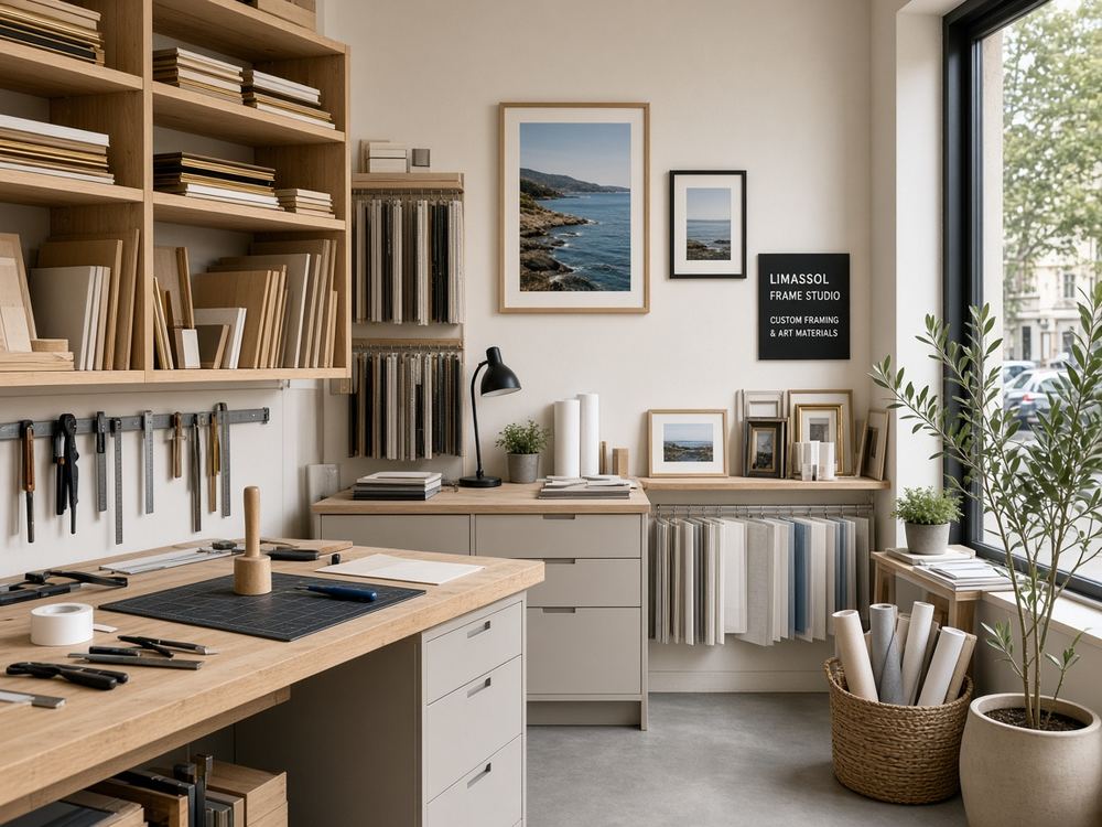 About the Framing shop studio at Swift Pulse Atelier